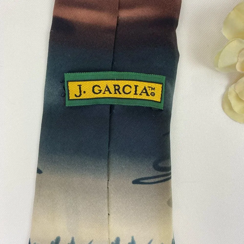 Jerry Garcia 100% Silk Wetlands I Collection Fourteen Tie